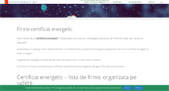 Desktop Screenshot of certificat-energetic.net